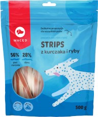 MACED Strips Paski Kurczak Ryba 500g