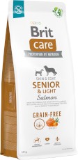 BRIT Care Dog Grain Free SENIOR / LIGHT Salmon 2x12kg