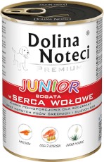 DOLINA NOTECI Premium Junior Serca Wołowe 400g