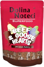 DOLINA NOTECI SUPERFOOD Wołowina i Serca Gęsi 300g