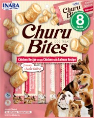 INABA Dog Churu Bites Chicken Salmon Kurczak Łosoś 8x12g