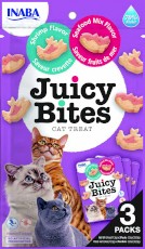 INABA Cat Juicy Bites Shrimp Seafood Krewetki Owoce Morza 3szt.