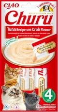 INABA Cat Churu Tuna Crab Krem Tuńczyk Krab 4x14g