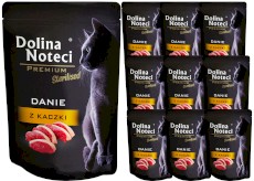 DOLINA NOTECI Premium Kot Sterilised Danie z Kaczki PAKIET 10x85g