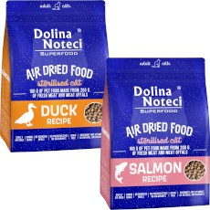 DOLINA NOTECI SuperFood Kot Sterilised Suszona Kaczka 1kg