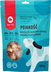 MACED Psiakość Kosteczki wołowe Kaczka i Kurczak 500g