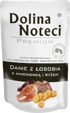 DOLINA NOTECI Danie Łosoś Marchewka Ryż 100g