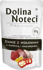 DOLINA NOTECI Danie Wołowina Papryka Makaron 100g