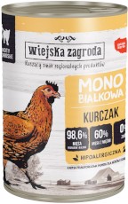 WIEJSKA ZAGRODA Kot Monobiałkowa Kurczak 400g