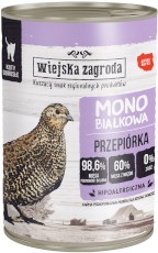 WIEJSKA ZAGRODA Kot Monobiałkowa Przepiórka 400g