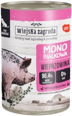 WIEJSKA ZAGRODA Pies Monobiałkowa Wieprzowina 400g