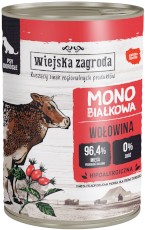 WIEJSKA ZAGRODA Pies Monobiałkowa Wołowina 400g