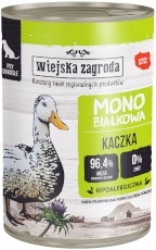 WIEJSKA ZAGRODA Pies Monobiałkowa Kaczka 400g