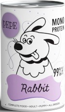 PAKA ZWIERZAKA PEPE Mono Protein Rabbit Królik 400g