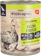 WIEJSKA ZAGRODA Kaczka z Gruszką bez zbóż 800g