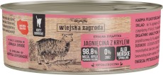 WIEJSKA ZAGRODA Jagnięcina z Krylem bez zbóż dla kotów 85g