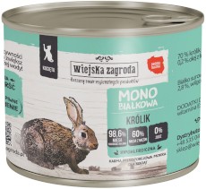 WIEJSKA ZAGRODA Kocięta Monobiałkowa Królik 200g