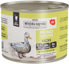 WIEJSKA ZAGRODA Kot Monobiałkowa Kaczka 200g