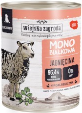 WIEJSKA ZAGRODA Szczenięta Monobiałkowa Jagnięcina 800g