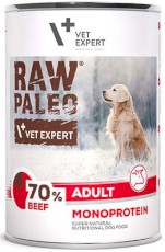 Vet Expert RAW PALEO Adult Monoprotein Wołowina 400g