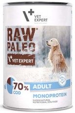 Vet Expert RAW PALEO Adult Monoprotein Dorsz 400g