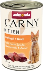 ANIMONDA Carny KITTEN Wołowina Drób 400g