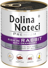 DOLINA NOTECI PREMIUM Królik z Żurawiną 800g