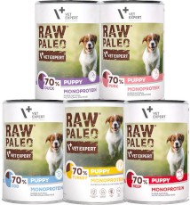 Vet Expert RAW PALEO Puppy Monoprotein Cod Dorsz 400g