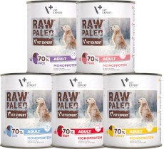 Vet Expert RAW PALEO Adult Monoprotein MIX 12x800g