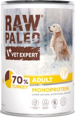 Vet Expert RAW PALEO Adult Monoprotein Indyk 400g