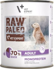 Vet Expert RAW PALEO Adult Monoprotein Kaczka 800g