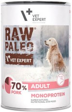 Vet Expert RAW PALEO Adult Monoprotein Wieprzowina 400g