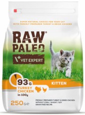 Vet Expert RAW PALEO Kitten Indyk Kurczak 250g