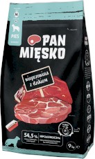 PAN MIĘSKO Wieprzowina z Dzikiem dla psa M 9kg