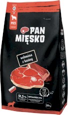 PAN MIĘSKO Wołowina z Koziną dla psa XS 20kg