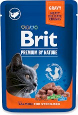 BRIT Cat Sterilised Salmon Łosoś saszetka 100g