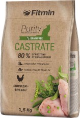 FITMIN Cat Purity GF Castrate Pierś Kurczaka bez zbóż 1,5kg