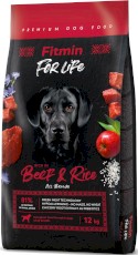 FITMIN Dog For Life Beef / Rice Wołowina Ryż 12kg