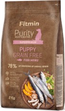 FITMIN Purity GF Puppy Fish Śledź Dynia Imbir 2kg