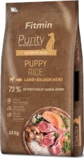 FITMIN Purity Rice Puppy Lamb Salmon Jagnięcina Łosoś 12kg