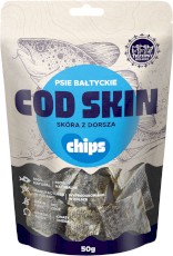 TRZYPSY Psie Bałtyckie Chipsy ze skóry Dorsza 50g