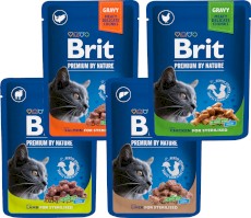 BRIT Cat Sterilised Lamb Jagnięcina saszetka 100g