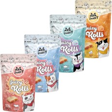 MR.BANDIT Juicy Rolls Krokieciki z Łososiem dla kota 40g