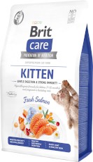 BRIT CARE Cat GF KITTEN Strong Immunity Łosoś 2kg