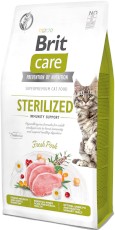 BRIT CARE Cat GF STERILIZED Immunity Wieprzowina 7kg