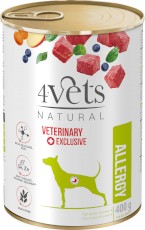 4VETS Natural ALLERGY dla psa z alergią 400g