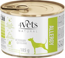 4VETS Natural ALLERGY dla psa z alergią 185g