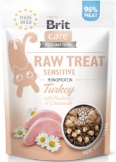 BRIT Cat Raw Treat SENSITIVE Indyk Rumianek Probiotyk 40g