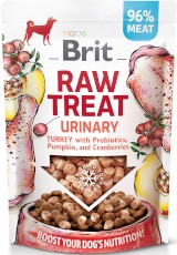 BRIT Dog Raw Treat URINARY Indyk Dynia Żurawina 40g