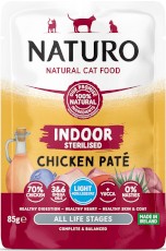 NATURO Adult Cat GF Indoor Sterlised Chicken Pate 85g